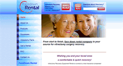 Desktop Screenshot of facedownrental.com